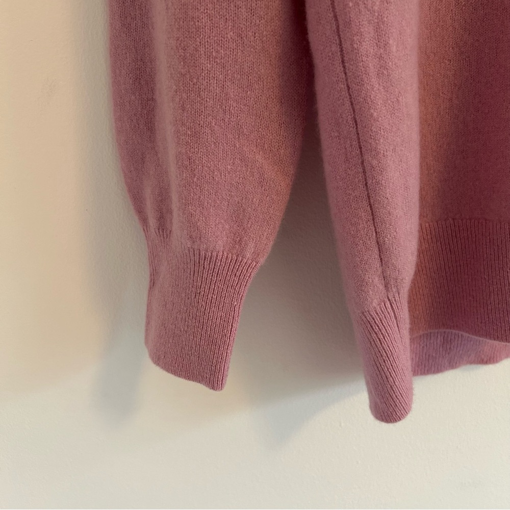 (SOLD) BABATON Merino Wool Blend Polo Sweater Pink Size XS - Picture 8 of 15